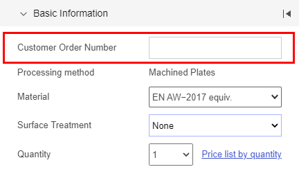 Setting Customer PO Numbers