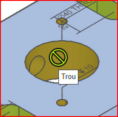 It can not be selected