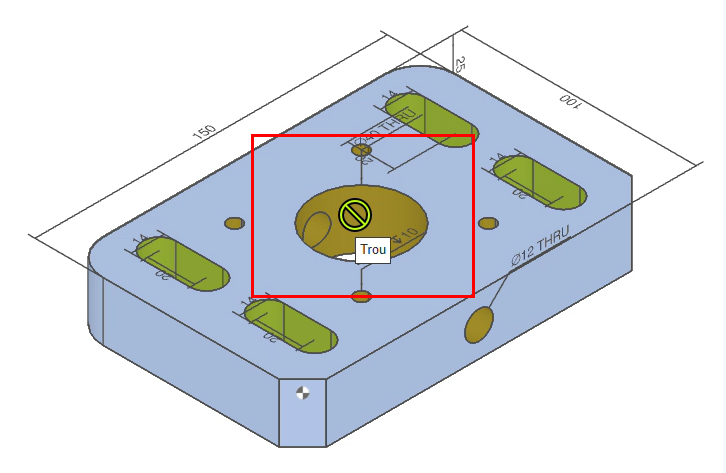 It can not be selected