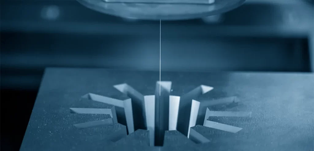 mechanical component manufactured using Electrical discharge machining