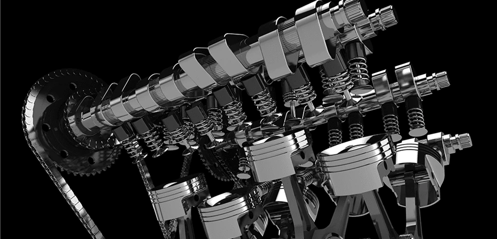 example of a cam applied to convert rotational motion into a linear one