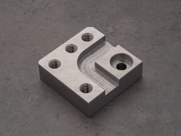 example of a CNC milled part in EN 1.7220