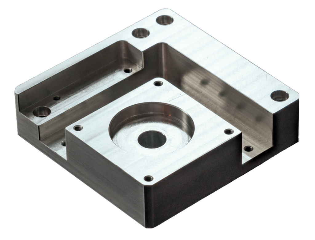 example of cnc milled parts in aluminium by meviy