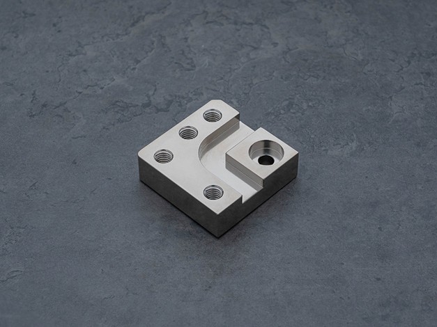 milled part treated with electroless nickel