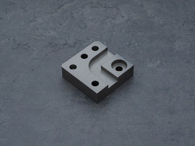 milled part treated with nitriding