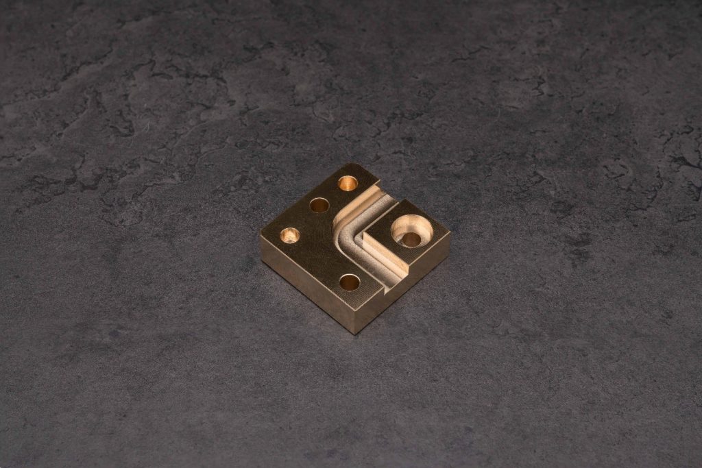 example of a cnc milled part in EN CW614N Equiv.