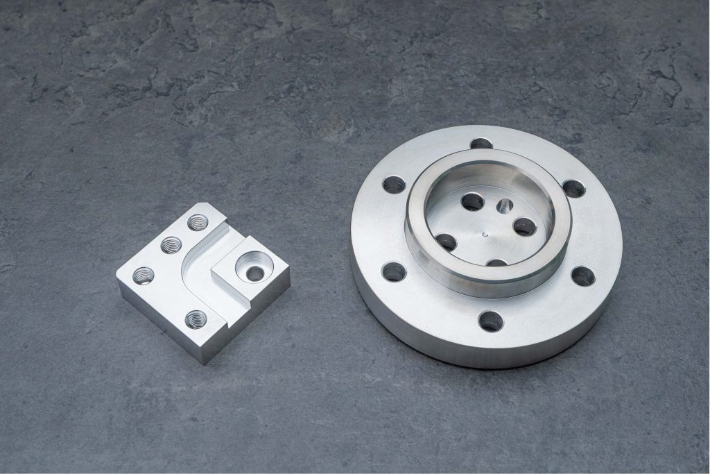 stainless steel cnc milled parts by meviy treated with passivation